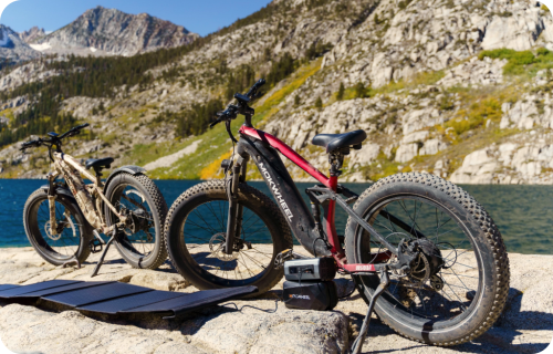 Bicicleta eléctrica solar